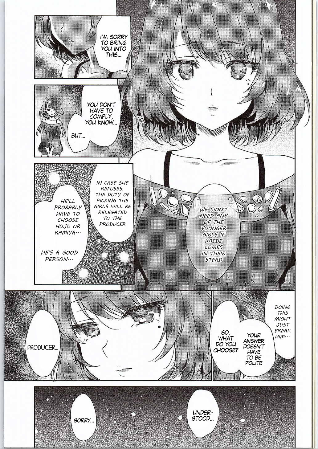 (サンクリ2015 Autumn) [風のごとく! (風吹ぽに, 風術師)] Obsession (アイドルマスター シンデレラガールズ) [英訳]