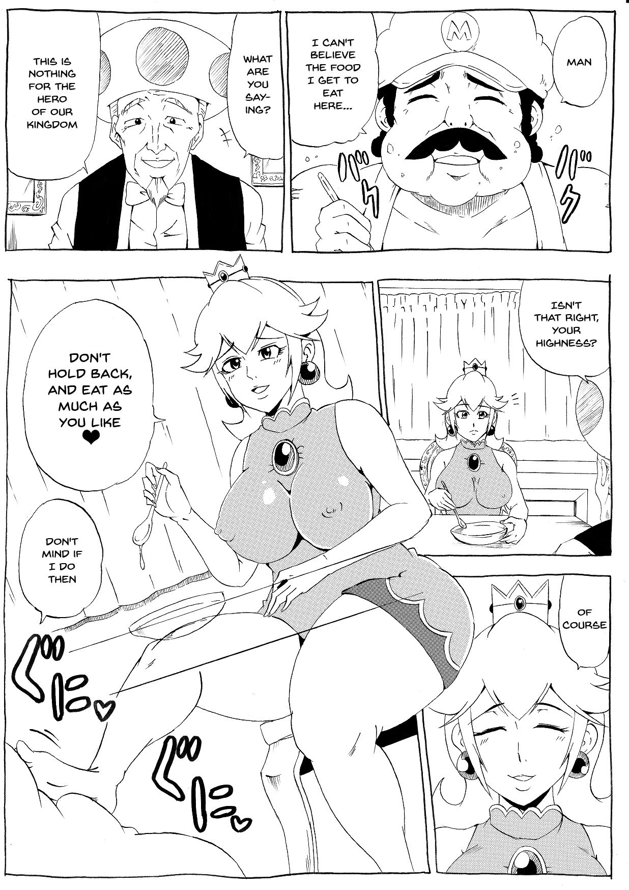 [にんにん堂 (とんすけ)] 桃まん (スーパーマリオブラザーズ) [英訳]
