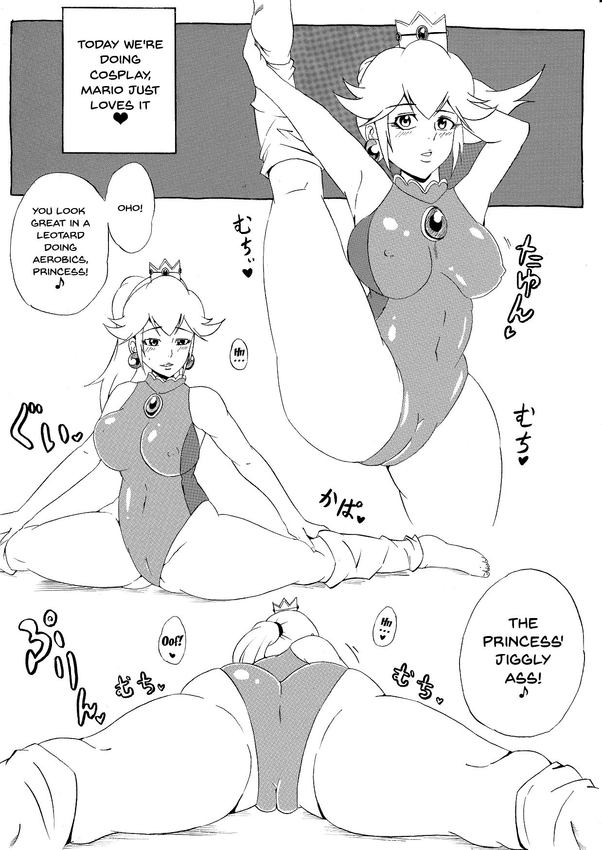 [にんにん堂 (とんすけ)] 桃まん (スーパーマリオブラザーズ) [英訳]