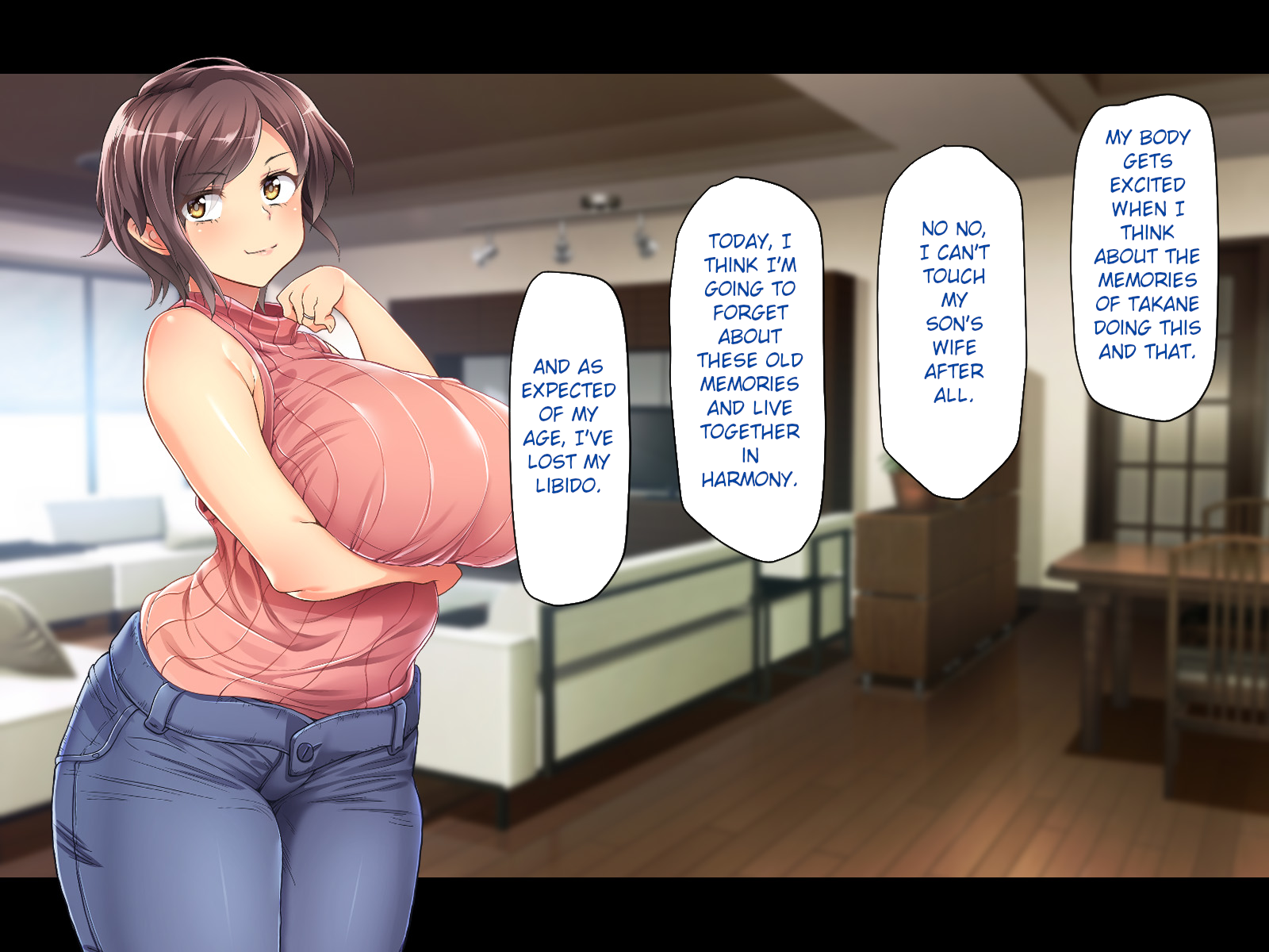 きょうようでむちむちなむすこのよめをねとってやった|息子の豊満な奥さんを爆乳で犯した