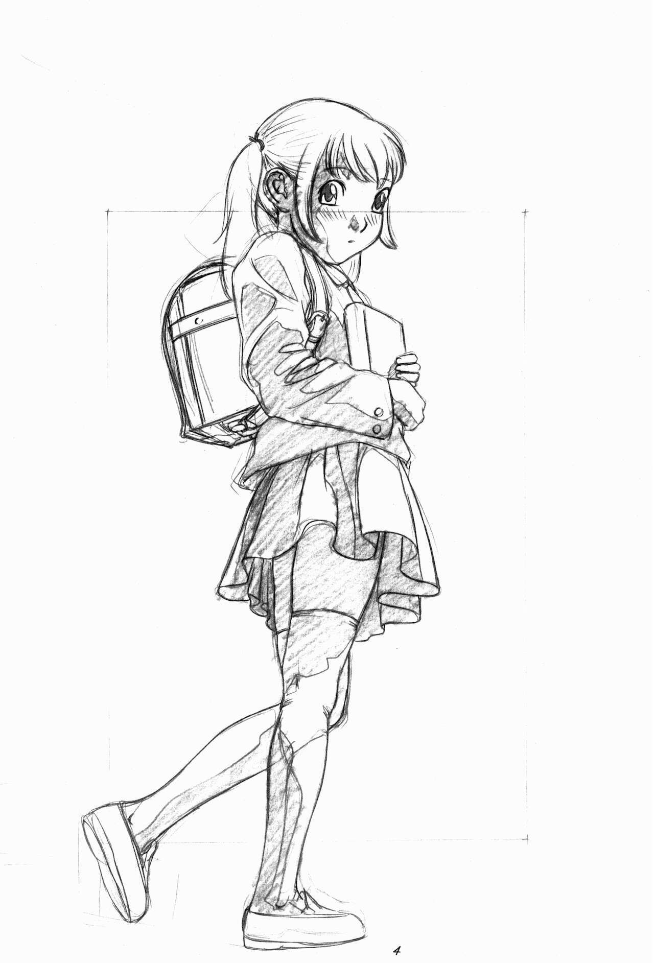 [モモンガ倶楽部 (林原ひかり)] らくがきッズ 6 ～おりじなる少女鉛筆原画集～