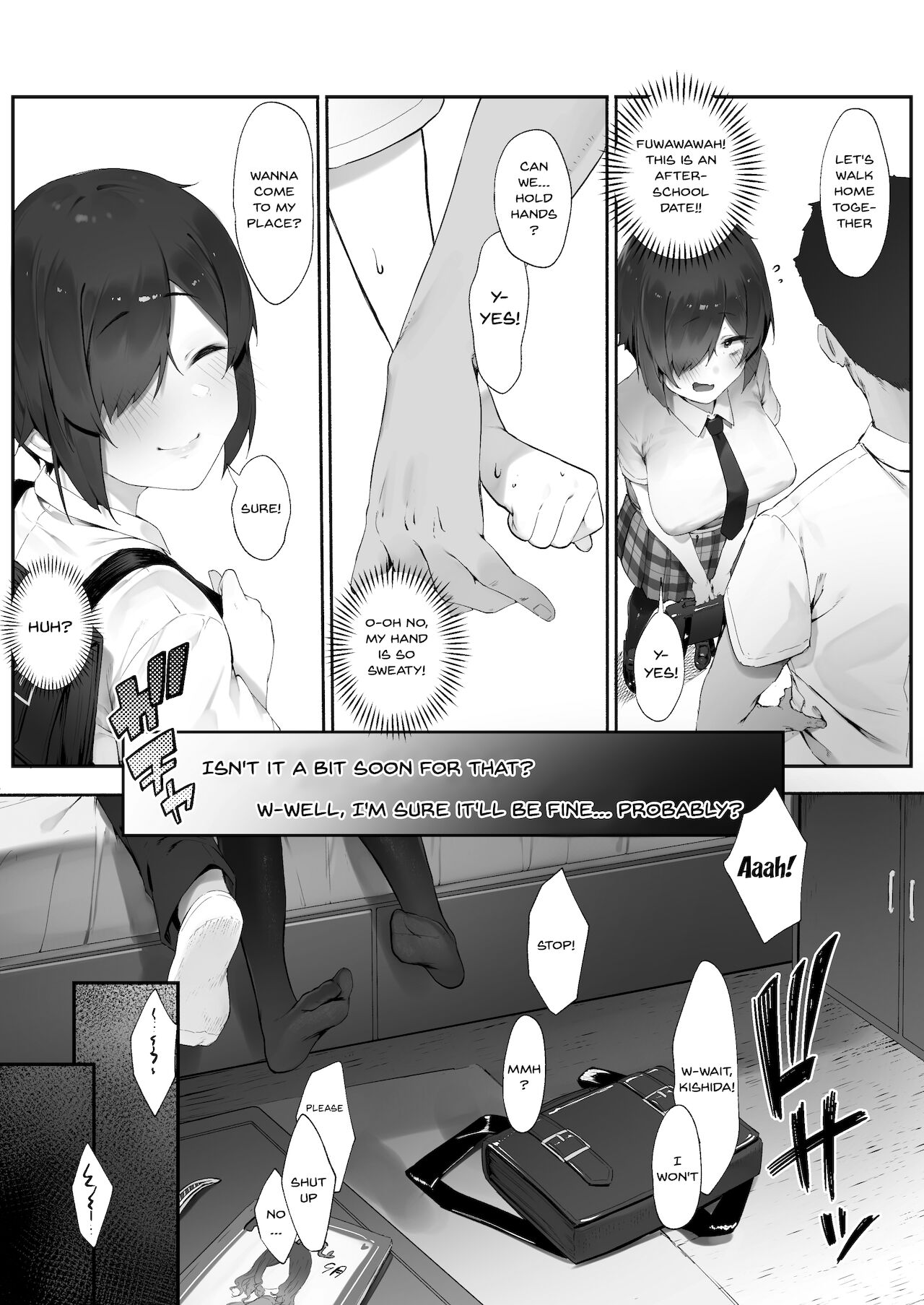 [にぎりうさぎ] 陰キャのあたしに春がきた・続【前編】 [英訳]