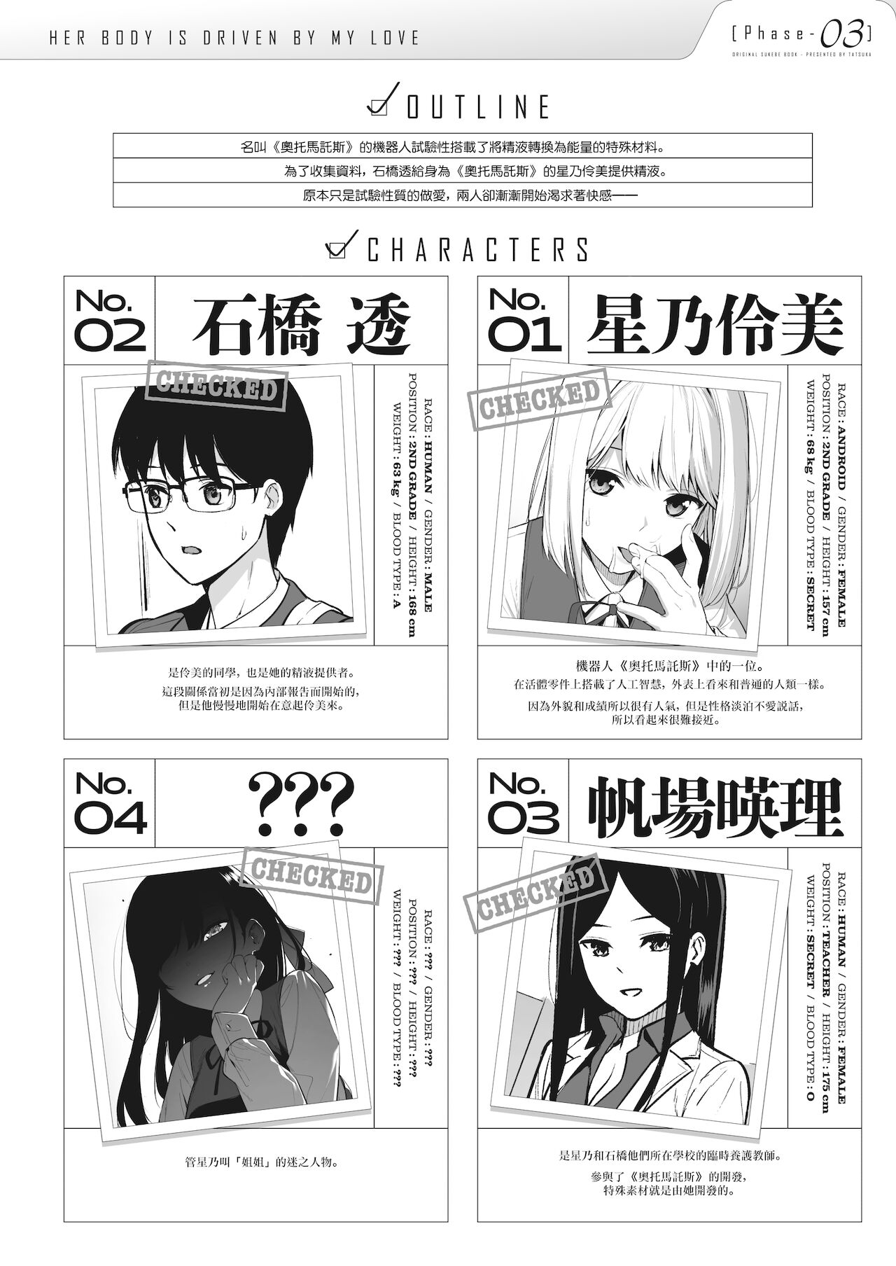 [Do well !!! (たつか)] 彼女は僕の体液で動いている Phase.03 [中国翻訳] [DL版]