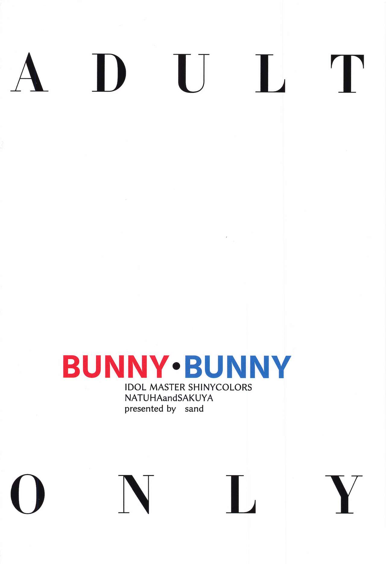 (C99) [sand (浅ひるゆう)] BUNNY‧BUNNY (アイドルマスター シャイニーカラーズ)