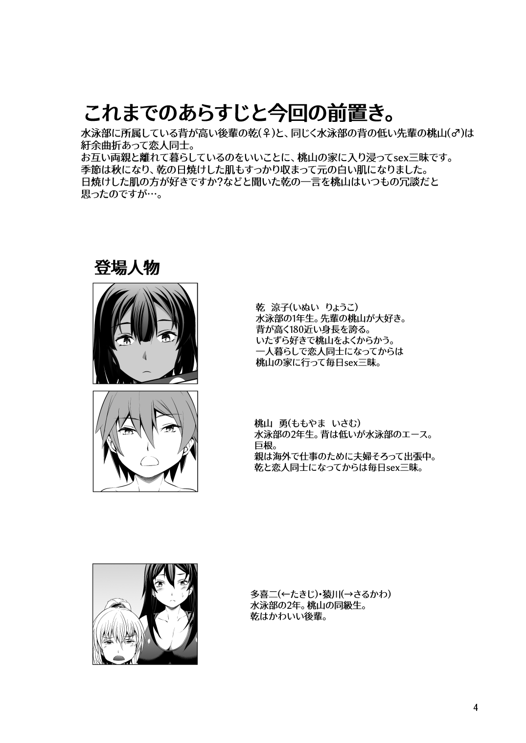 [武田家 (タケダケ)] でっかい後輩とちっちゃい先輩はヌルヌルしたいっ! [DL版]