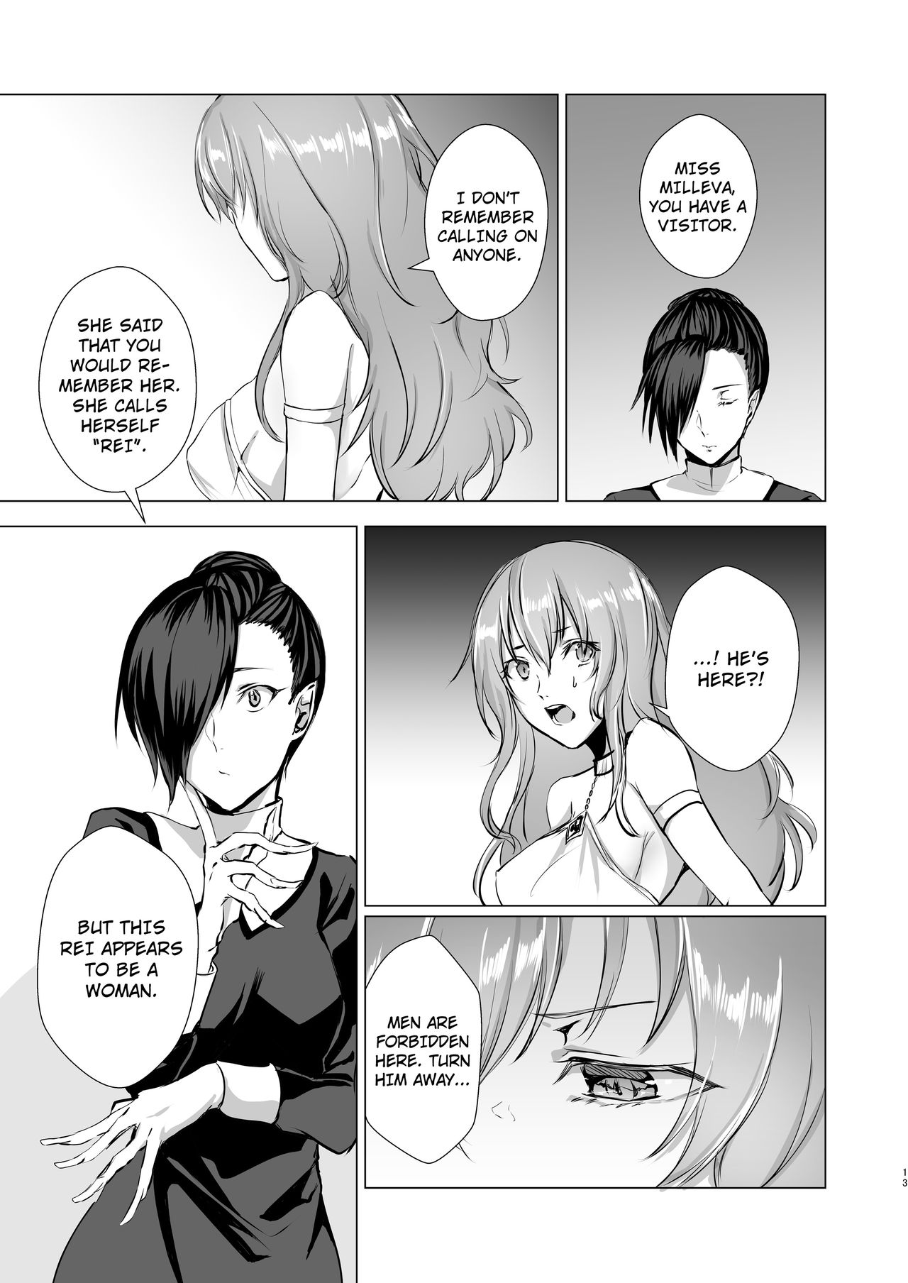 [有限の須田 (無限の須田時計)] 月光塔の夢 女体化童話～男子禁制の塔～[英訳]
