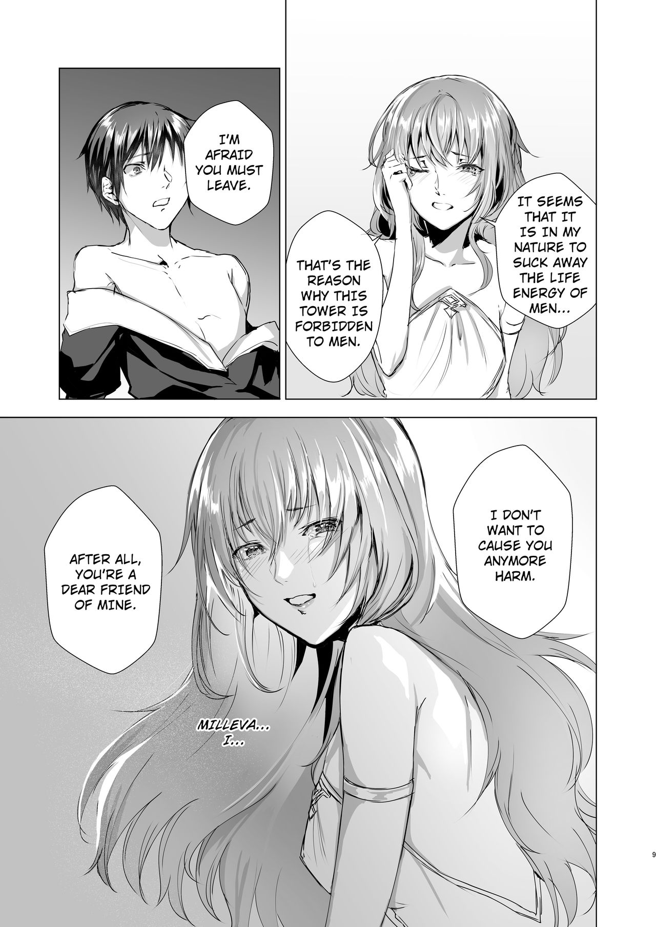 [有限の須田 (無限の須田時計)] 月光塔の夢 女体化童話～男子禁制の塔～[英訳]