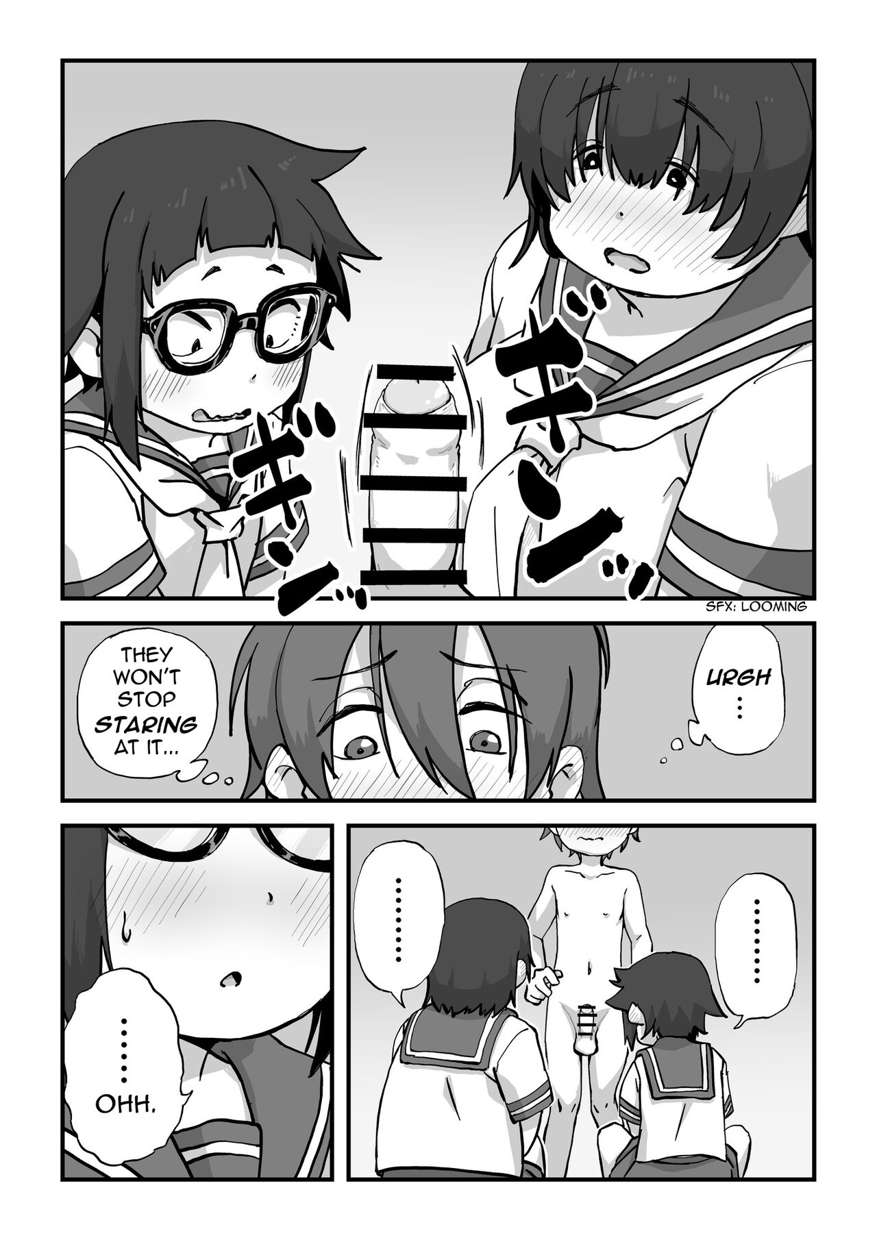 [かめきりん] 僕は漫研専属ヌードモデル [英訳]