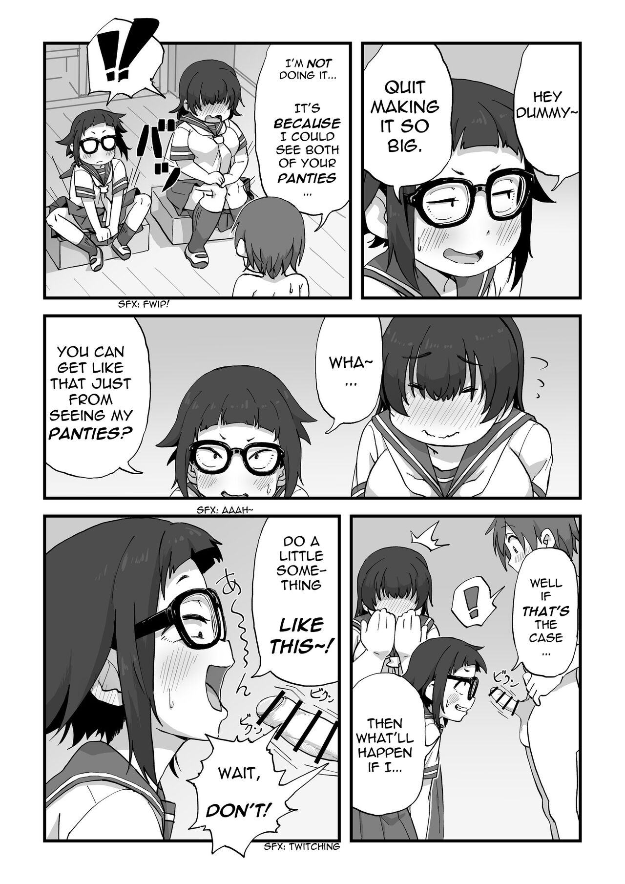 [かめきりん] 僕は漫研専属ヌードモデル [英訳]