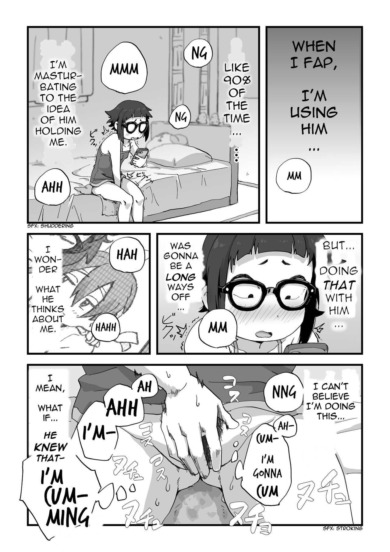 [かめきりん] 僕は漫研専属ヌードモデル [英訳]