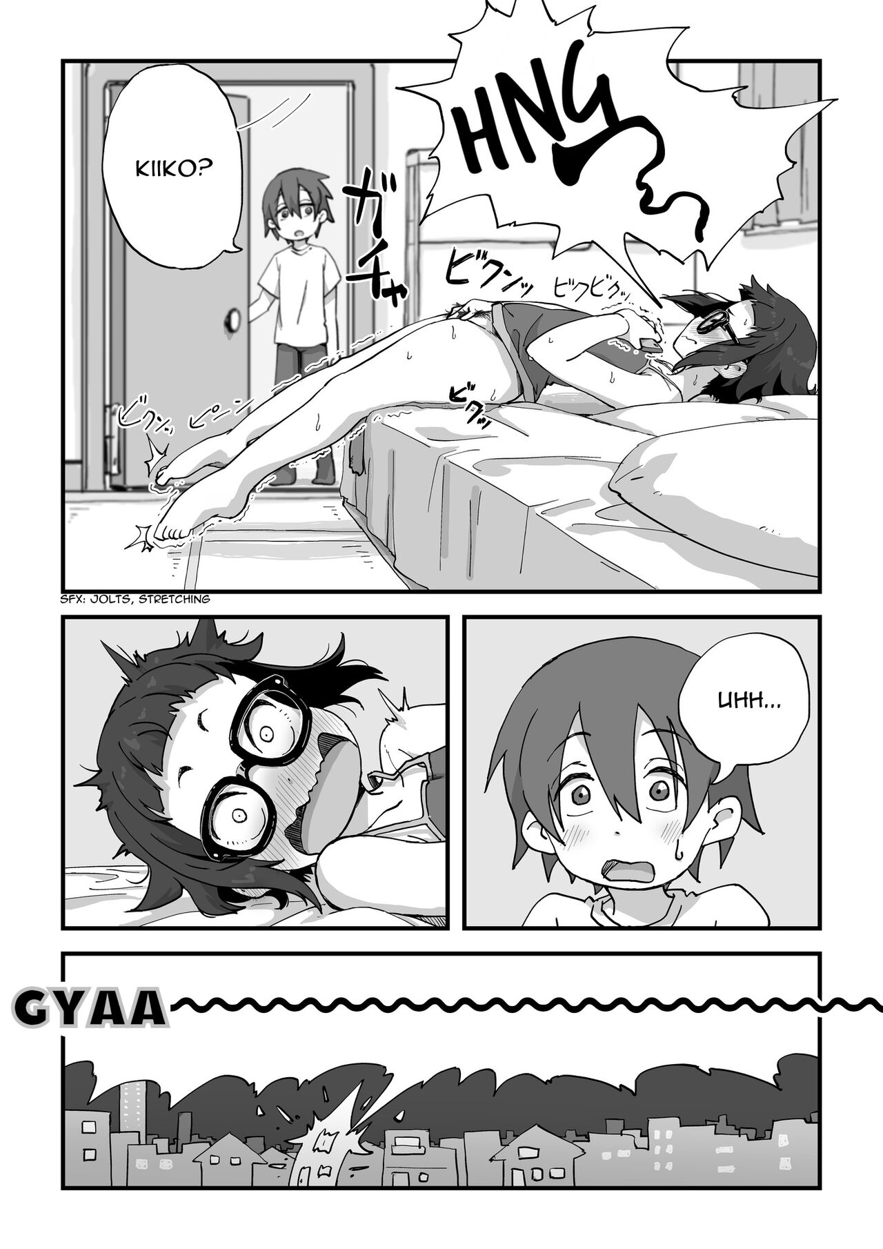 [かめきりん] 僕は漫研専属ヌードモデル [英訳]