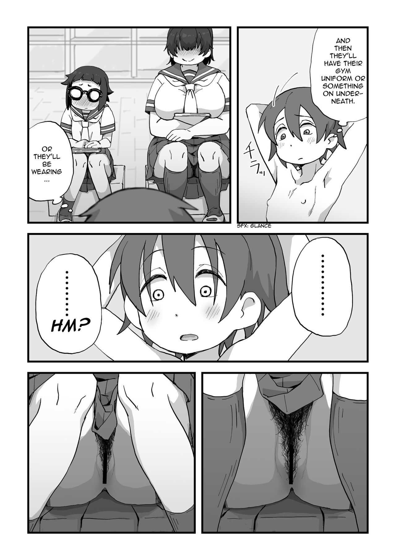 [かめきりん] 僕は漫研専属ヌードモデル [英訳]