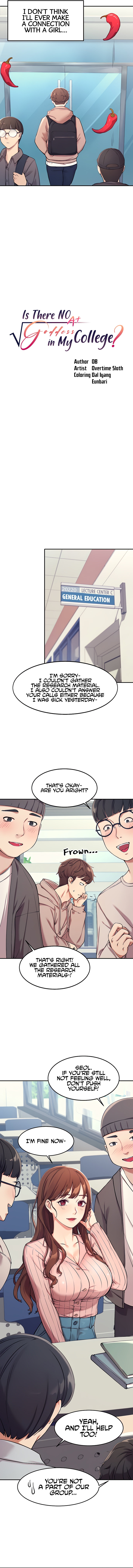 [OB, Overtime Sloth] Is There No Goddess in My College? Ch.12/? [English] [Manhwa PDF]