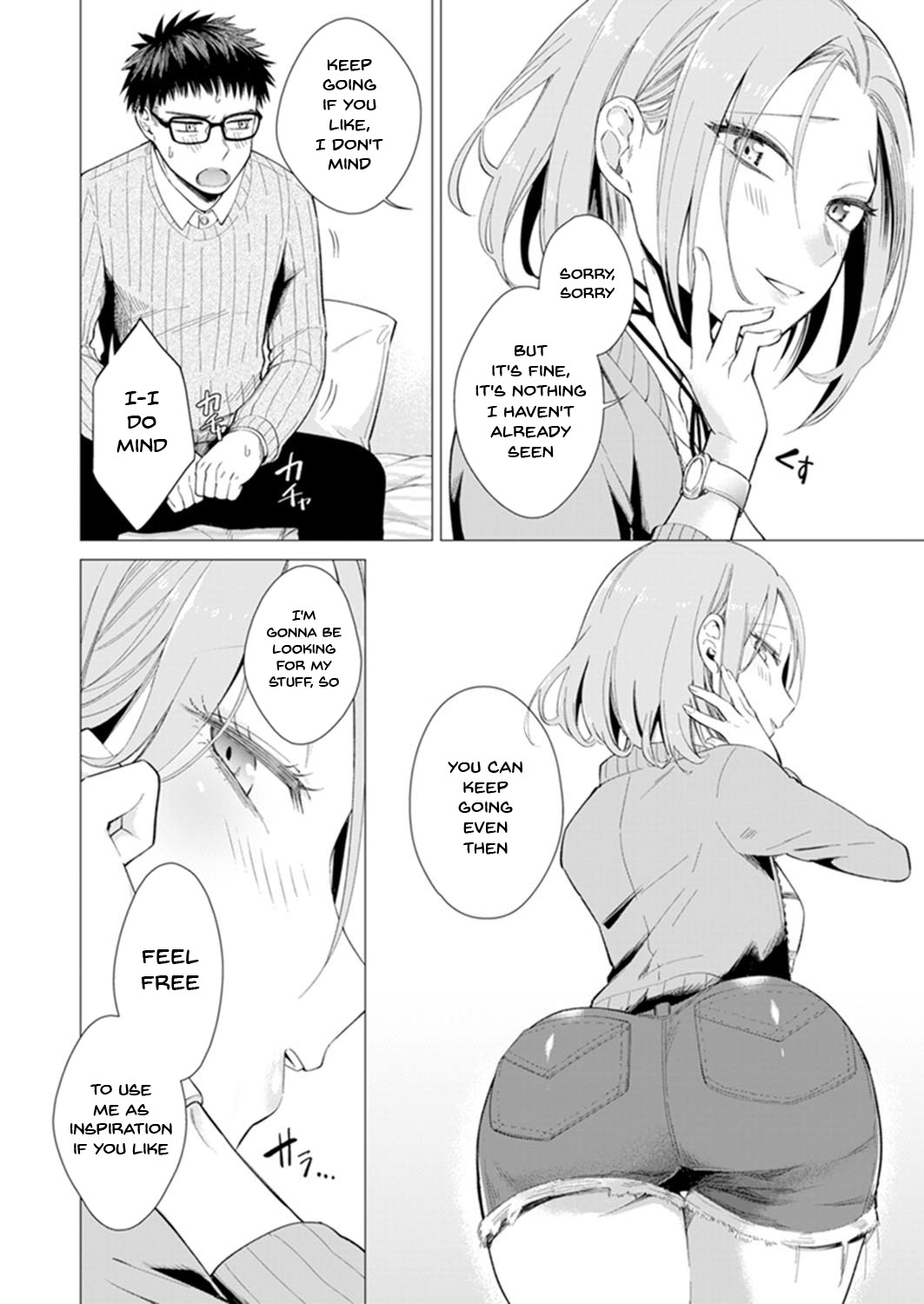 [亜美寿真] あと1mmで挿入っちゃうね?雑魚寝してたら隣の女子にイジられて… 1-10, 12-13 [英訳]