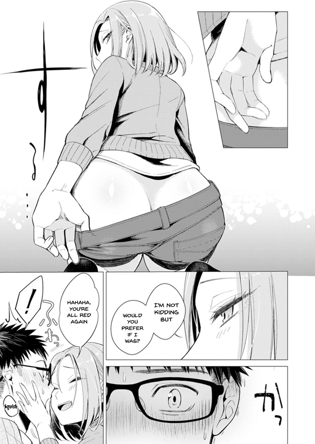 [亜美寿真] あと1mmで挿入っちゃうね?雑魚寝してたら隣の女子にイジられて… 1-10, 12-13 [英訳]