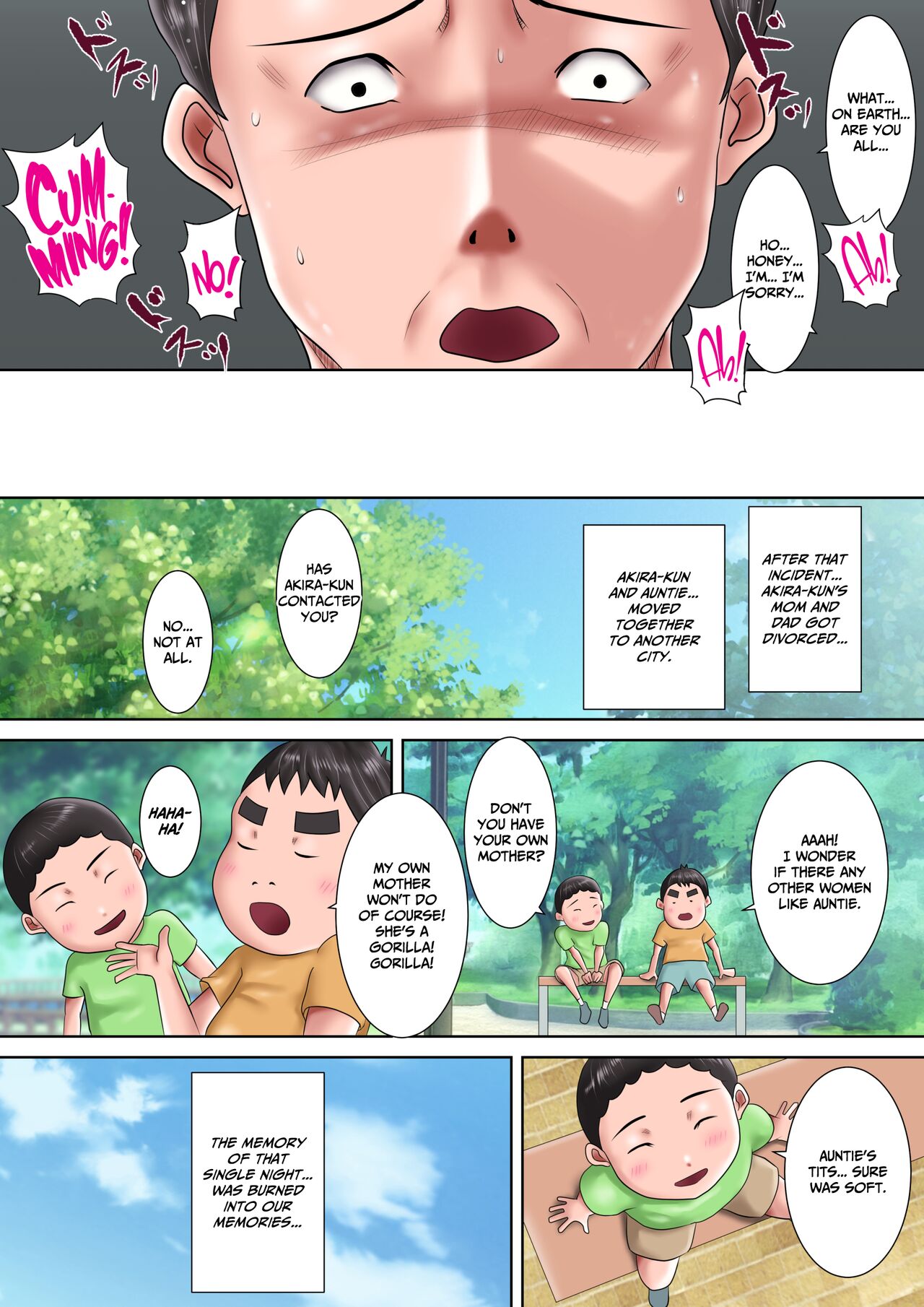 [汚電せんせい] 母が土下座した日2 ～哀れな肉便器ママの調教記録～ [英訳]