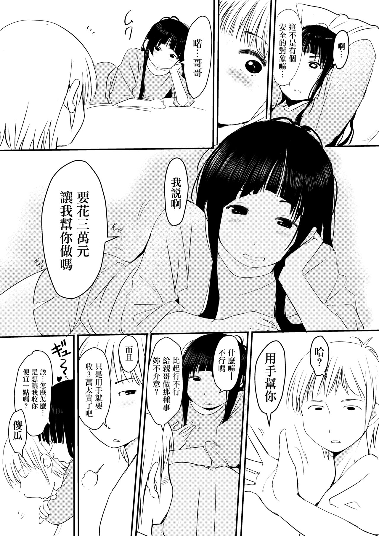 [みまもり亭 (みまもり園長)] 3万円でやらせてくれる妹ちゃんのお話 [中国翻訳] [DL版]