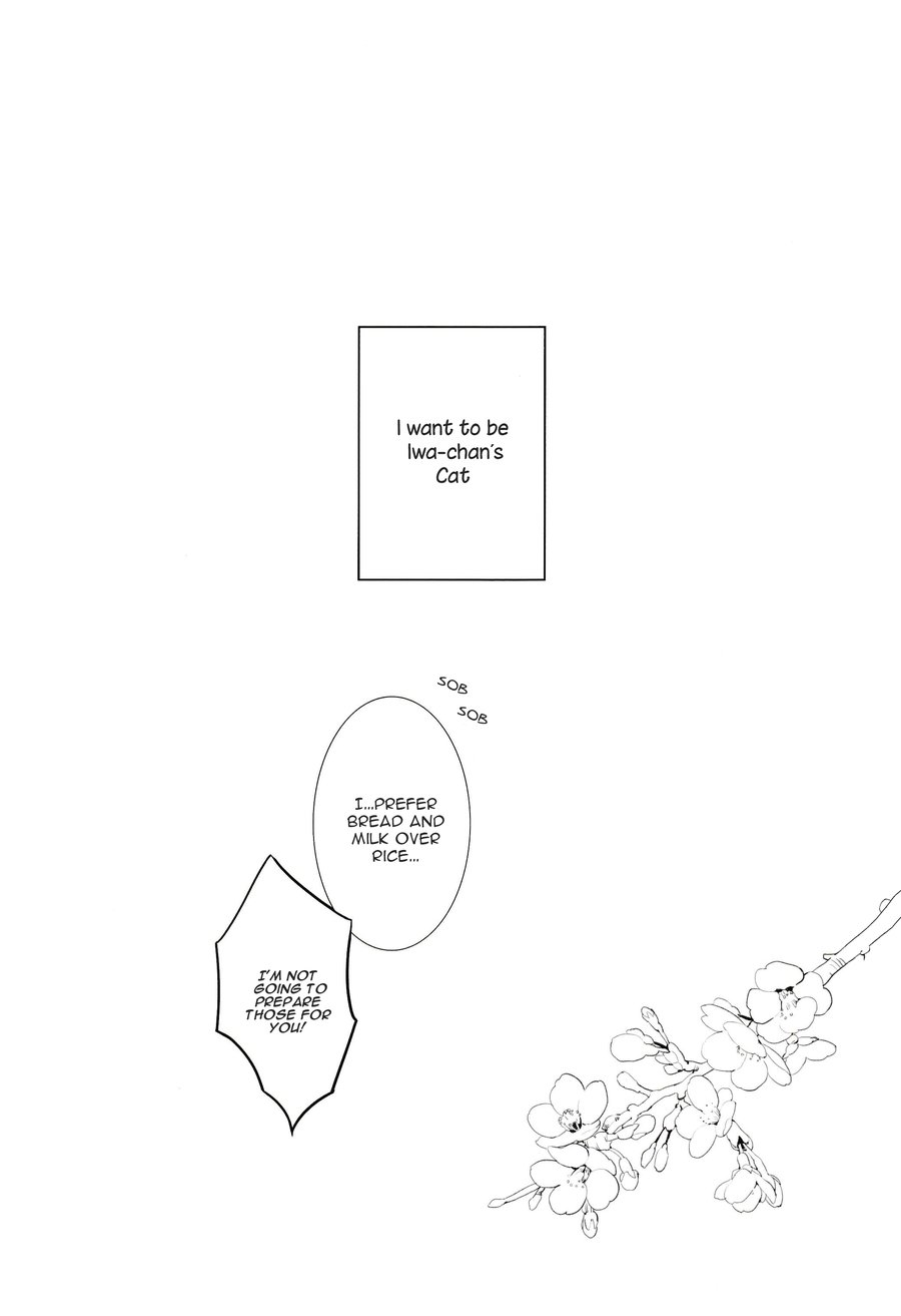 (RTS!!7) [ロトチカ (神使月)] 岩ちゃんのネコになりたい (ハイキュー!!) [英訳]