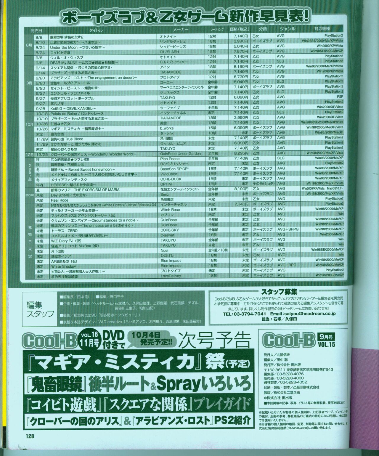 Cool-B Vol.15 2007年09月号