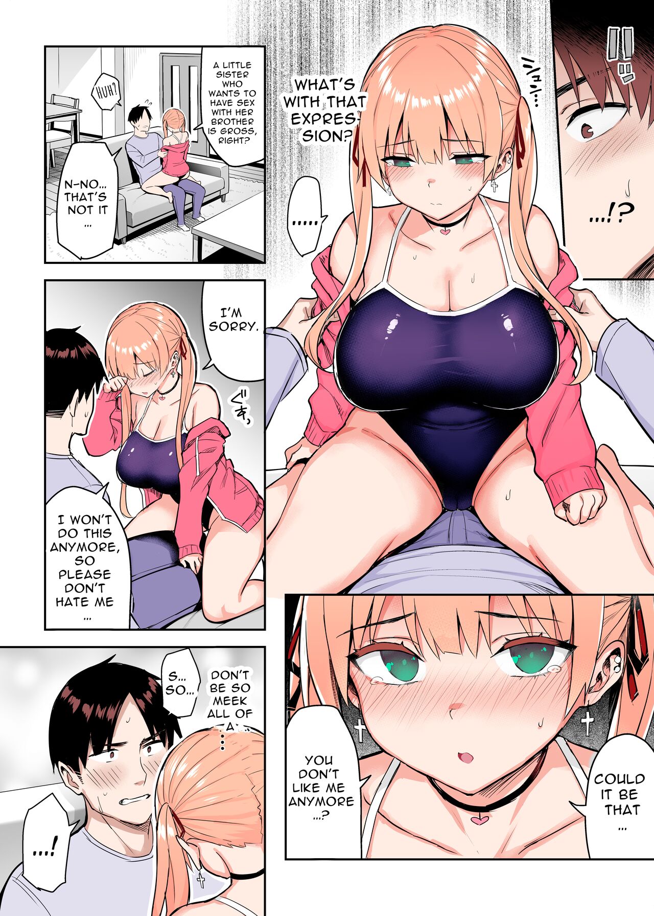 [ゐちぼっち (一宮夕羽)] 元陰キャの巨乳ヤリマン妹がエロすぎて、お兄ちゃんはもう…!! 2 [英訳]