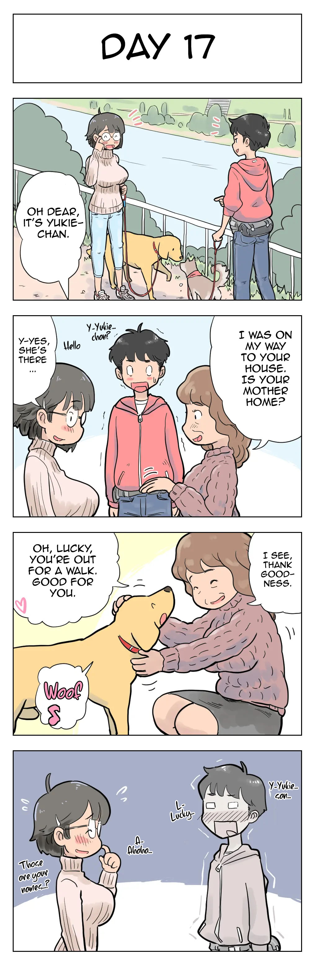 [Lithium] 100日後に愛犬とセックスする地味巨乳メガネちゃん