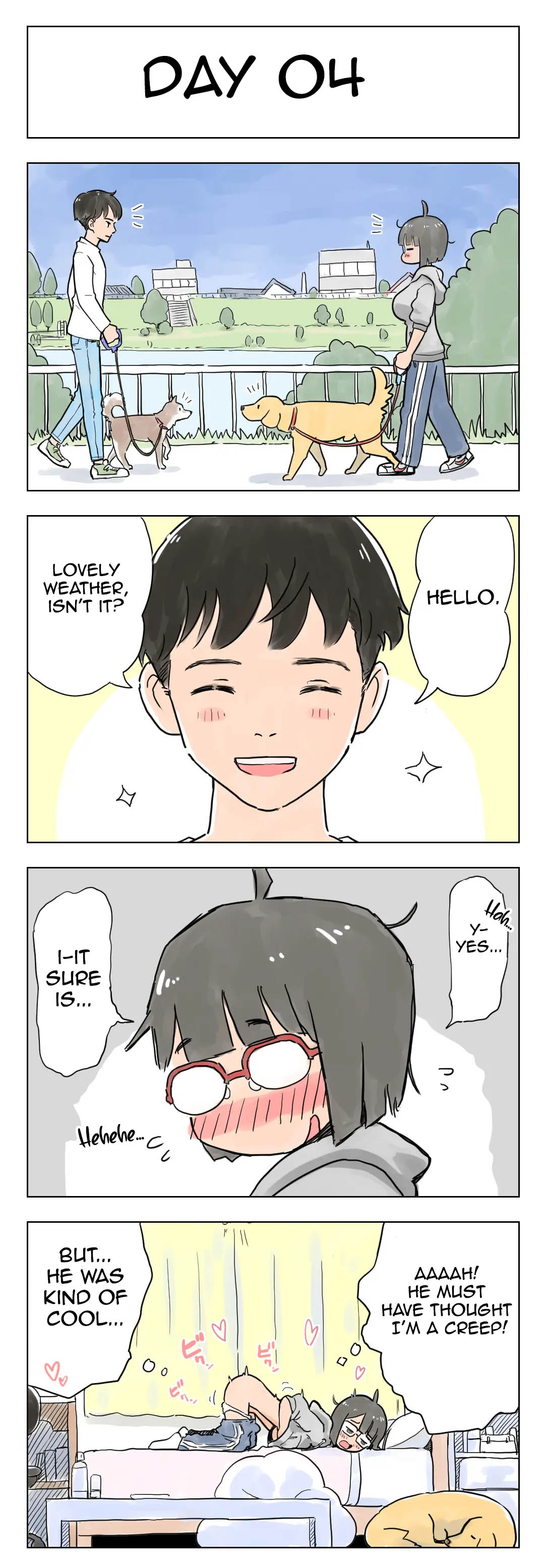 [Lithium] 100日後に愛犬とセックスする地味巨乳メガネちゃん