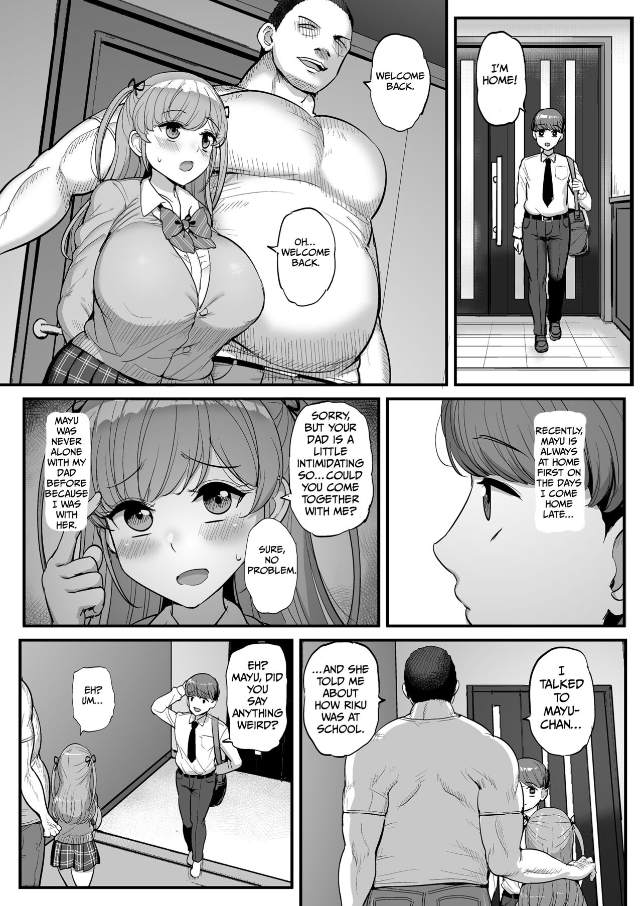 [三万三千こいきんぐ (ティラヌー)] ミニマム彼女は親父の性奴隷 [英訳]